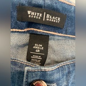 White House Black Market Ankle Jeans